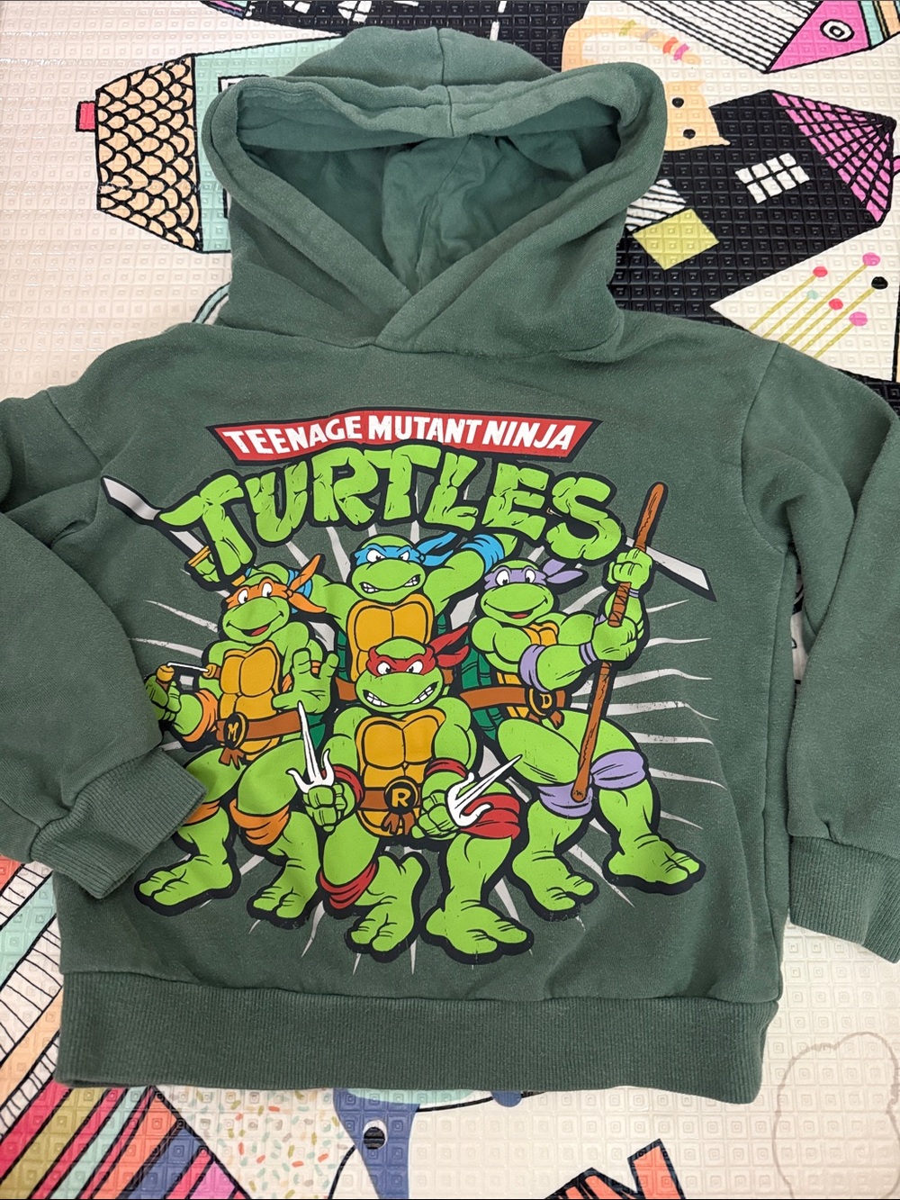 H&M Teenage Mutant Ninja Turtles Kids Green Kids Hoodie. 4-6y